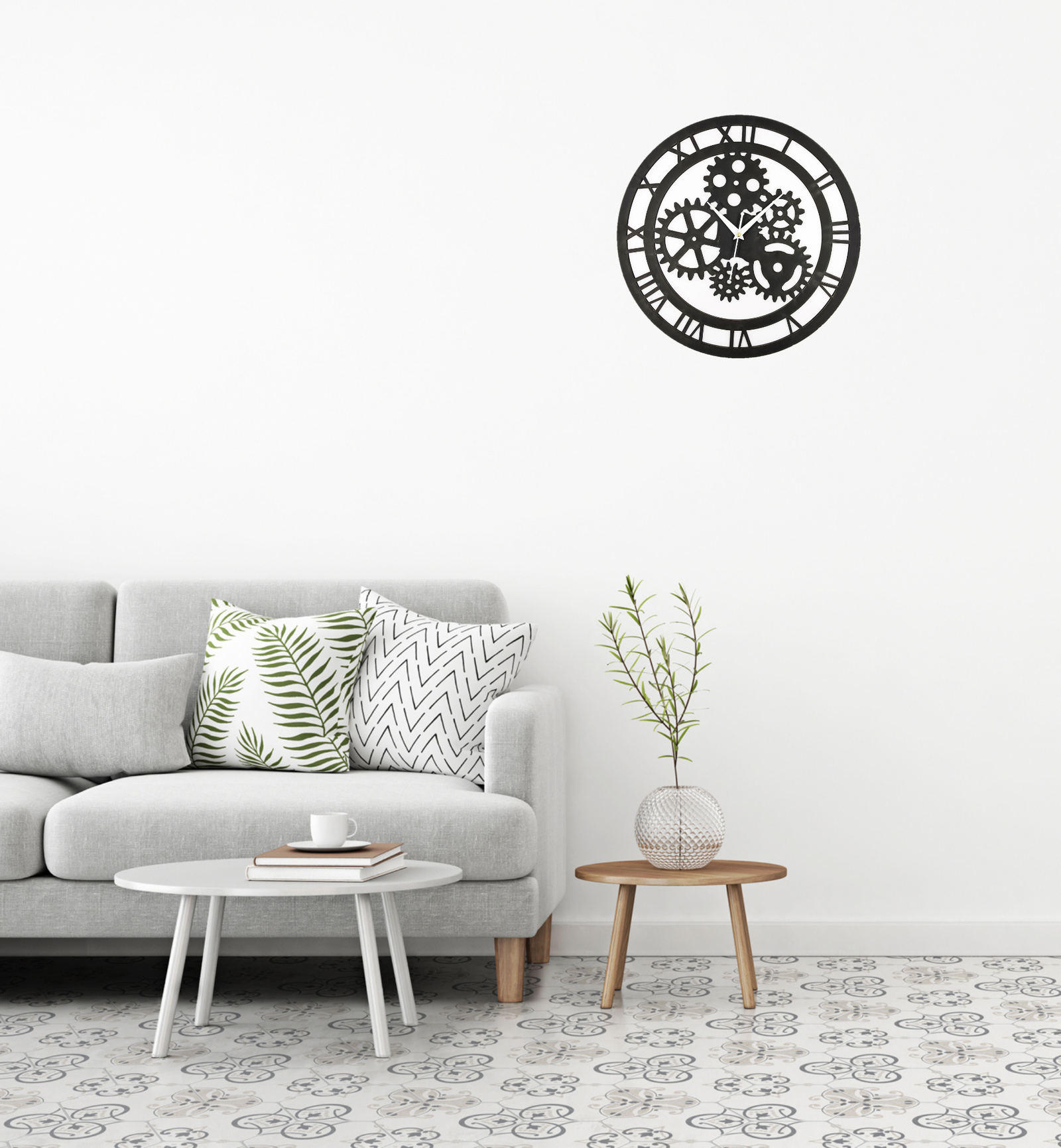 Wooden Silent Non-Ticking Wall Clock for Home Stylish Latest Designer Wall Clock for Home Living Room Bedroom Office Hall - Image 3